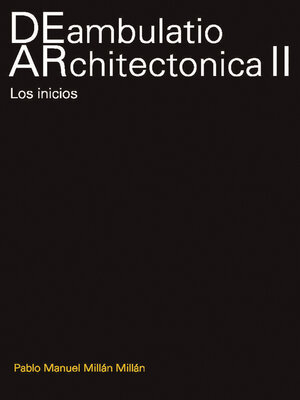 cover image of DEambulatio ARchitectonica II